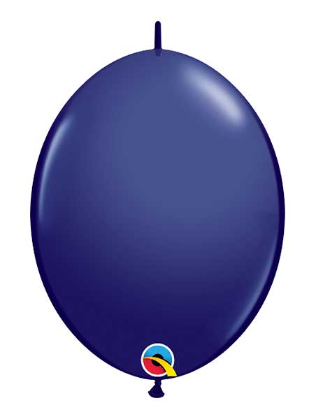 Qualatex 12" Navy Blue Quick Link Balloons