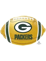 18" Green Bay Packers NFL Team Football Shape Balloon