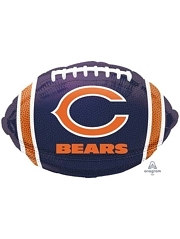 18" Chicago Bears NFL Team Football Shape Balloon