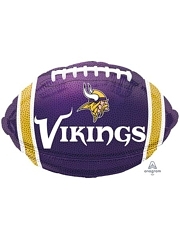 18" Minnesota Vikings NFL Team Football Shape Balloon