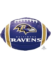 18" Baltimore Ravens NFL Team Football Shape Balloon