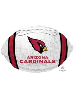 18" Arizona Cardinals NFL Team Football Shape Balloon