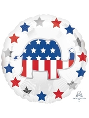 18" Election Republican Patriotic Balloon