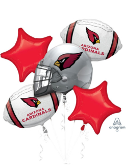 Arizona Cardinals NFL Team Balloon Bouquet Assortment