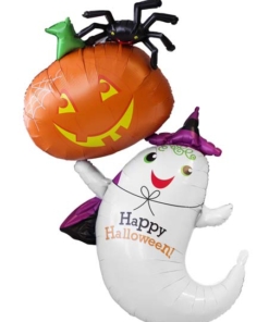 54" Ghost & Pumpkikn Halloween Balloon