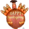 38" Thanksgiving Pilgrim Turkey Balloon