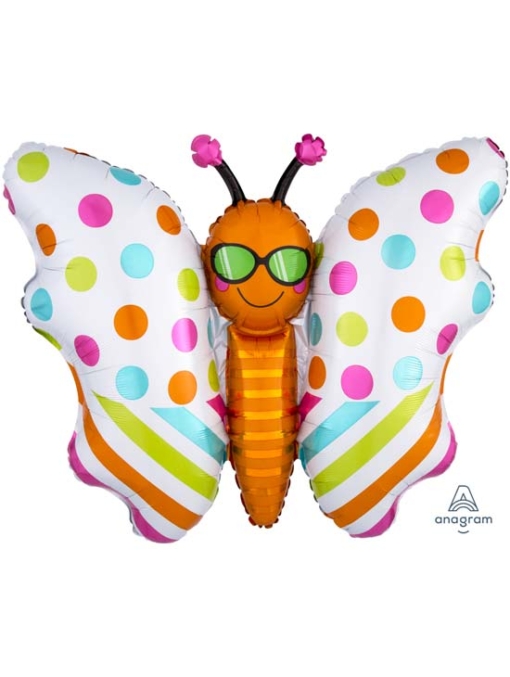 30" Fun In the Sun Butterfly Balloon