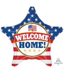 19" Welcome Back Patriotic Balloon