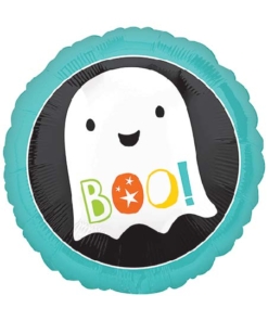 18" Boo Ghost Halloween Balloon