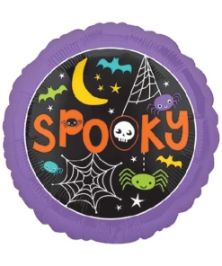 18" Spooky Web Spiders Halloween Balloon