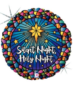 18" Silent Night Holy Night Christmas Balloon