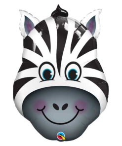 32" Zany Zebra Safari Animal Balloon