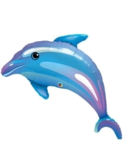 42" Delightful Dolphin Tropical Balloon