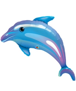 42" Delightful Dolphin Tropical Balloon
