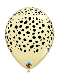 11" Cheetah Spots Safari Animal Balloons