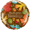 18" Autumn Blessings Thanksgiving Balloon