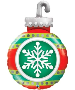 35" Snowflake Ornament Christmas Balloon