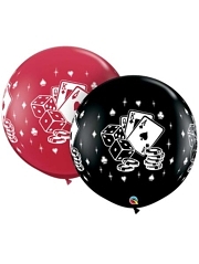 36" Casino Dice & Cards Balloon Assortment