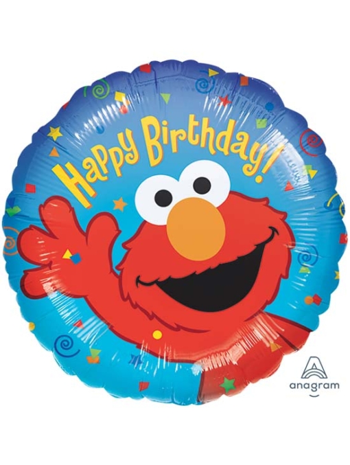 18" Elmo Birthday Sesame Street Balloon