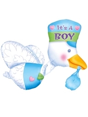 32" Bundle of Joy Stork It's A Boy Balloon