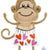 33" Love Monkey Shape Balloon