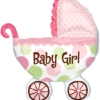31" Baby Buggy Girl Balloon