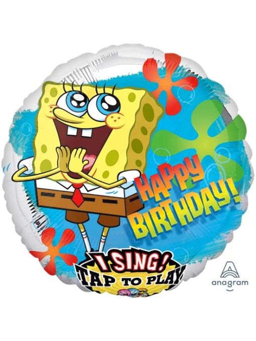28" Spongebob Birthday I-Sing Balloon
