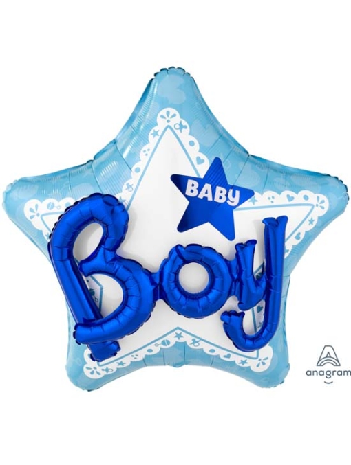 36" Celebrate Baby Boy Balloon