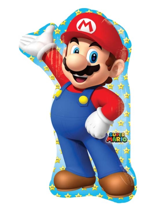 33" Mario Brothers Shape Balloon