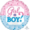 17" Gender Reveal Baby Balloon