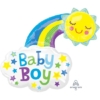 30" Baby Boy Bright Happy Sun Balloon