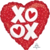 17" OX Dots I Love You Balloon