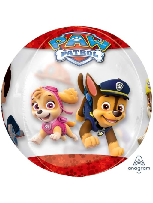 16" Paw Patrol Chase & Marshall Orbz Balloon