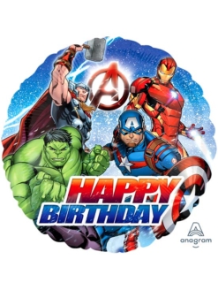 17" Avengers Birthday Marvel Balloon