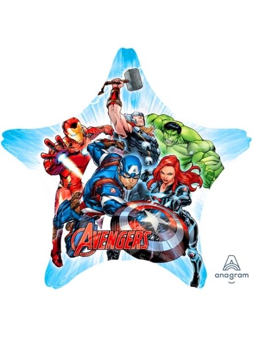 32" Avengers Star Marvel Balloon