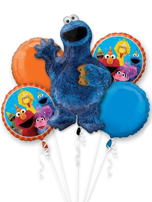 Cookie Monster Sesame Street Balloon Assortment
