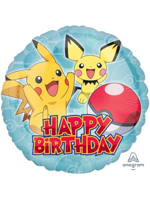 17" Pokemon Birthday Balloon