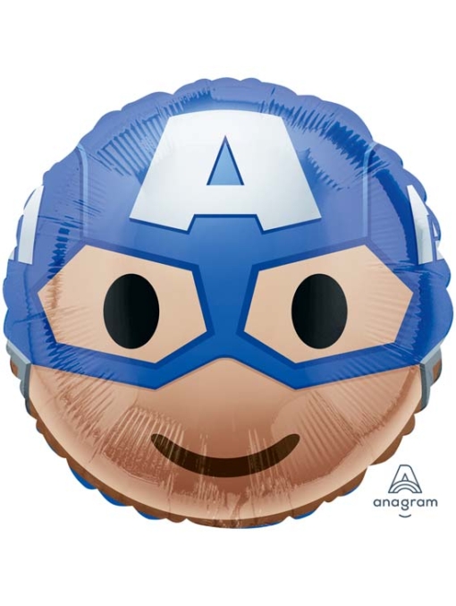 17" Captain America Emoji Marvel Balloon