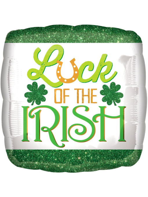 17" Luck of The Irish St. Patrick's Day Balloon