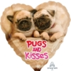 17" Avanti Pugs & Kisses Balloon