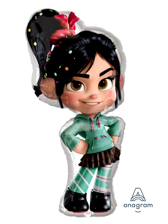 34" Wreck It Ralph 2 Vanellope Shape Disney Balloon A37741 MF92705