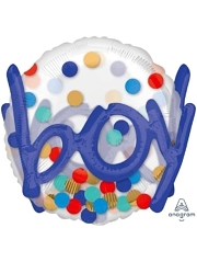 36" It's A Boy Confetti Dots Balloon