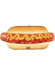 34" Mighty Hotdog Food Balloon