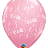 11" It's A Girl Around Baby Balloon