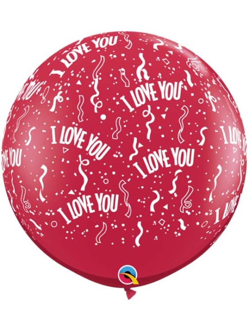36" I Love You Around Balloon