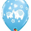 11" It's A Boy Elephants Baby Balloon