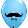 11" Mustache Bow Tie Balloon