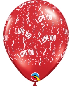 11" I Love You A Round Balloons