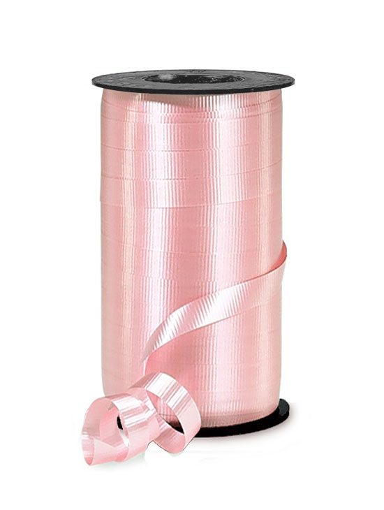 3/8 Pastel Pink Curling Ribbon , 250yds , MF20264
