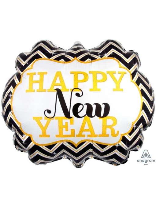 25" Happy New Year Marquee Balloon